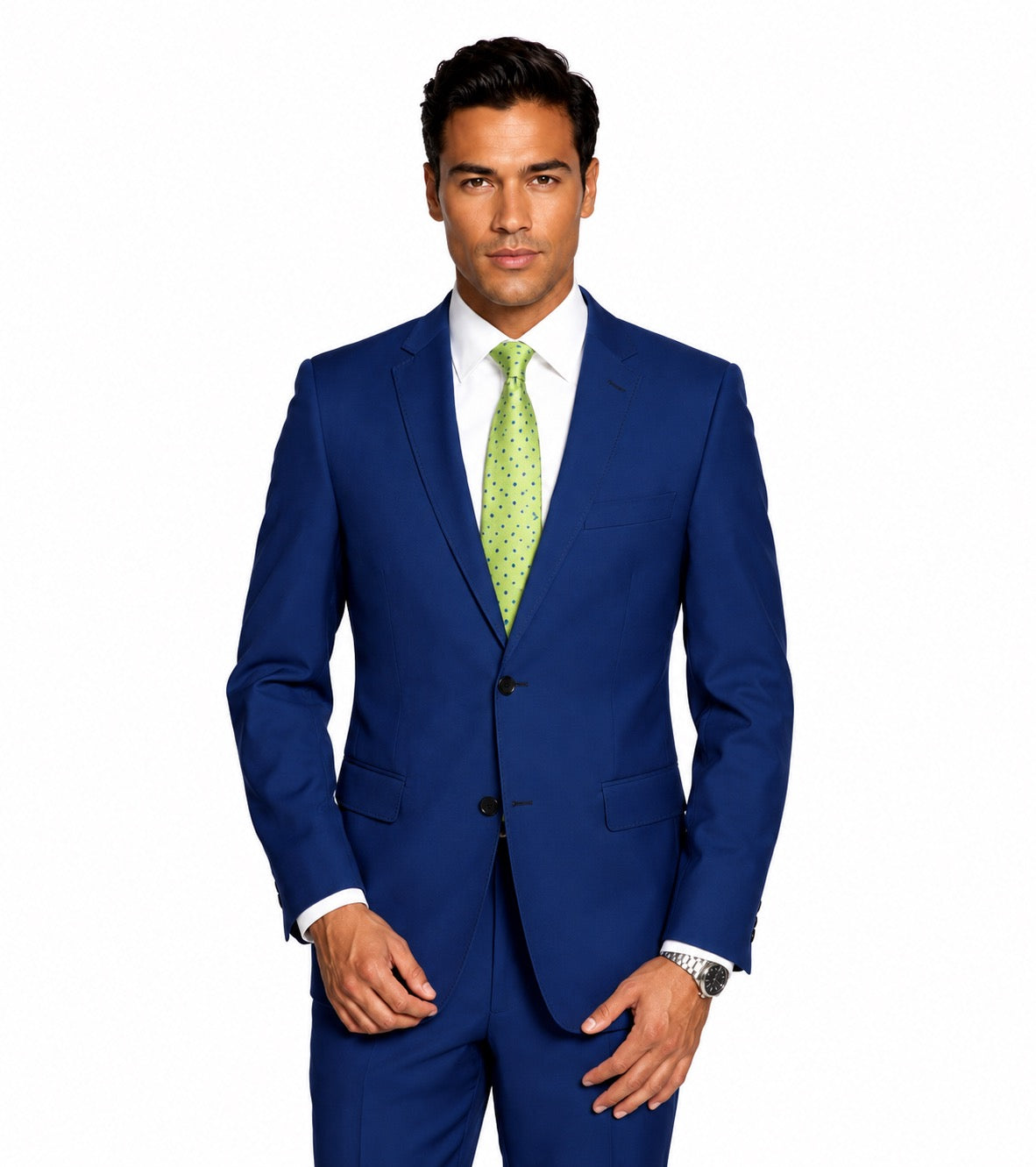 M87200-5-Mantoni Suit-Gray Blue Sharkskin