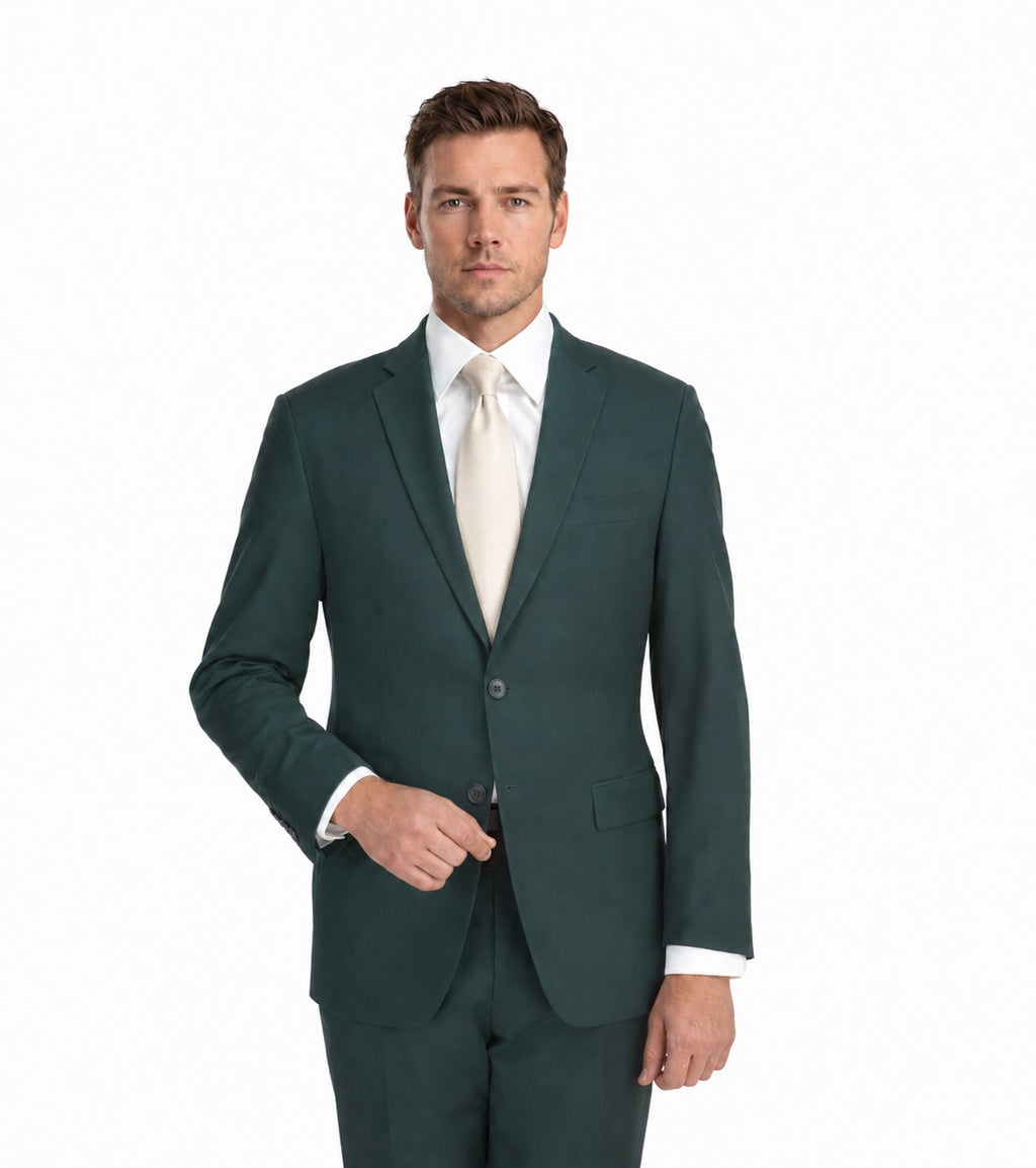 G47815-20-Giorgio Fiorelli Suit-Hunter Green