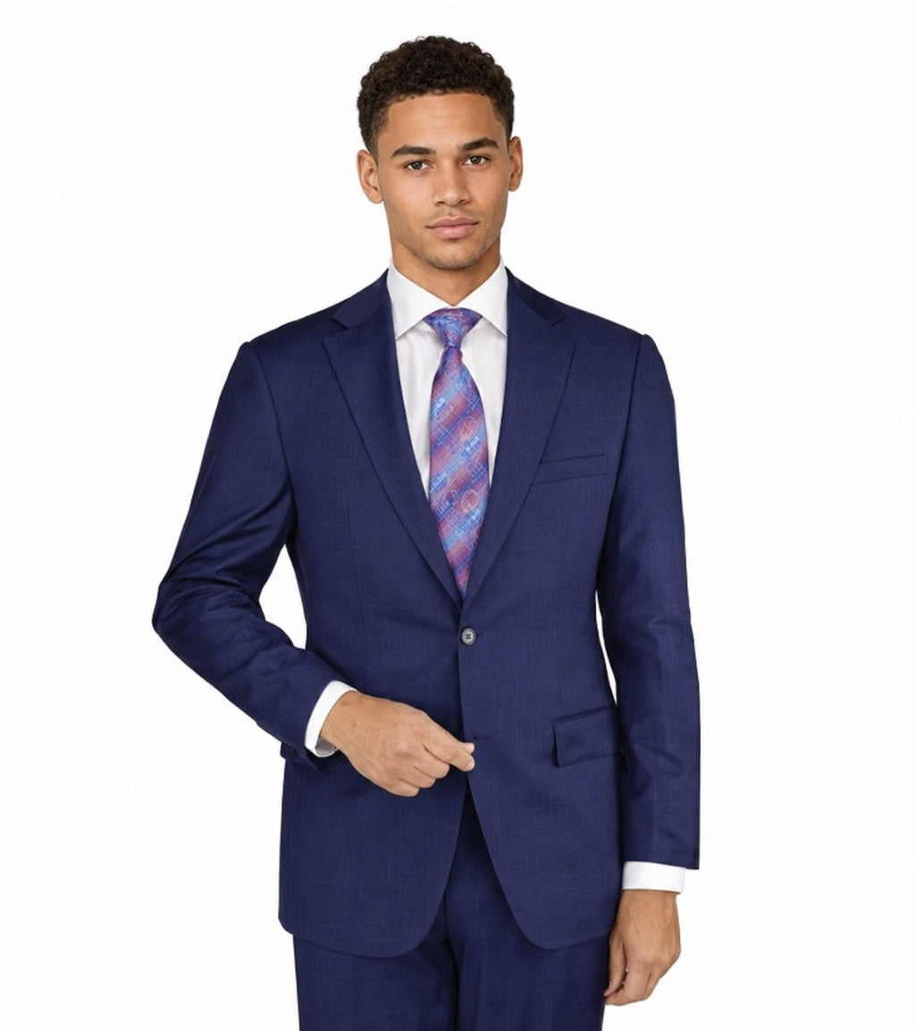 M87867-1-Mantoni Suit-Lt. Blue Windowpane