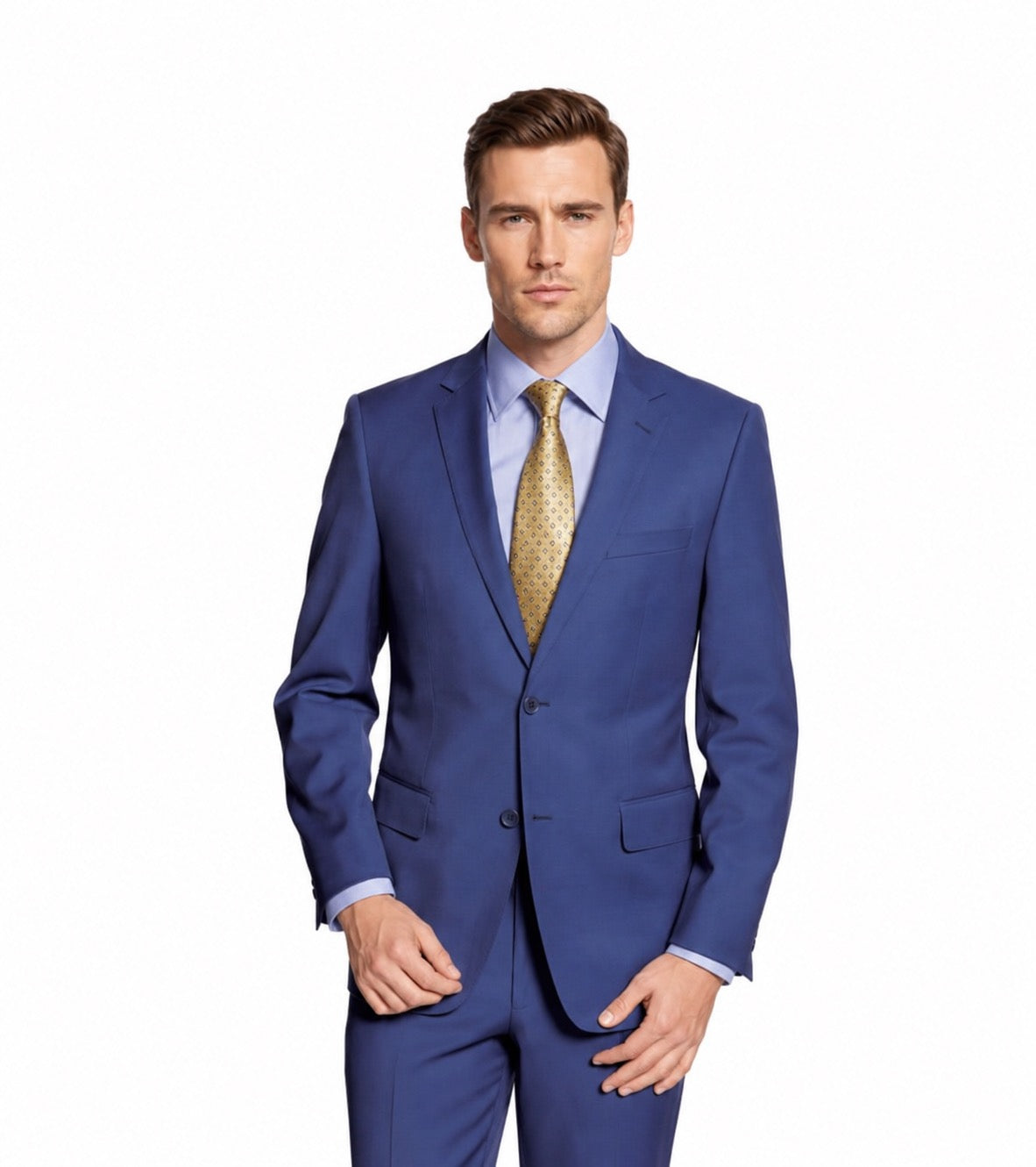 M87200-4-Mantoni Suit-Lt. Blue Sharkskin