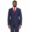 M40901-2B-Mantoni Suit-New Solid Navy