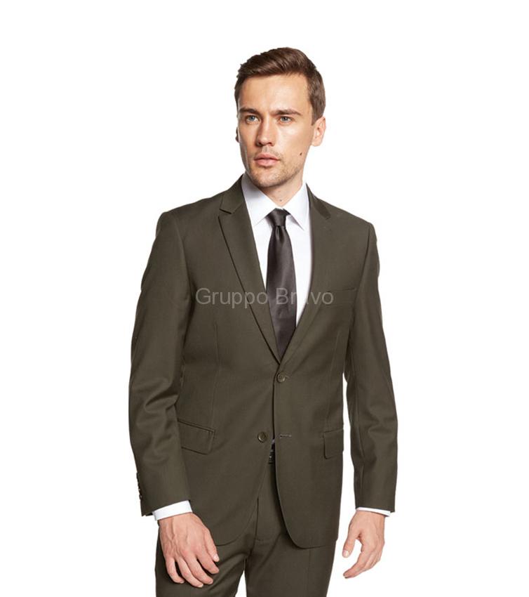 G47815-11-Giorgio Fiorelli Suit-Solid Olive