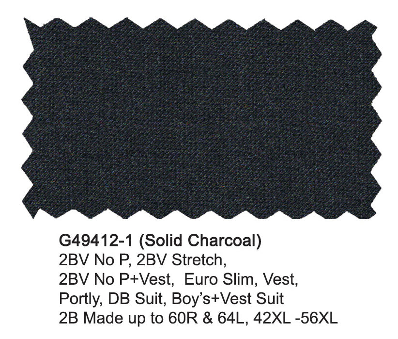 G49412-1-Giorgio Fiorelli Suit-Charcoal