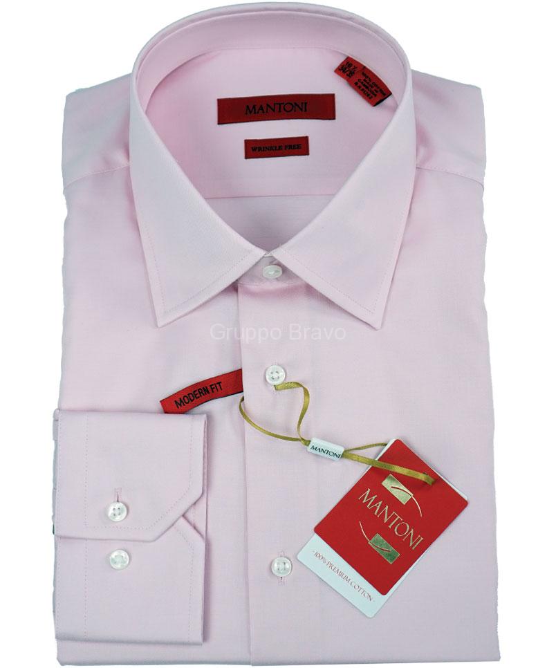 M20001-5-Mantoni Dress Shirt-Pink