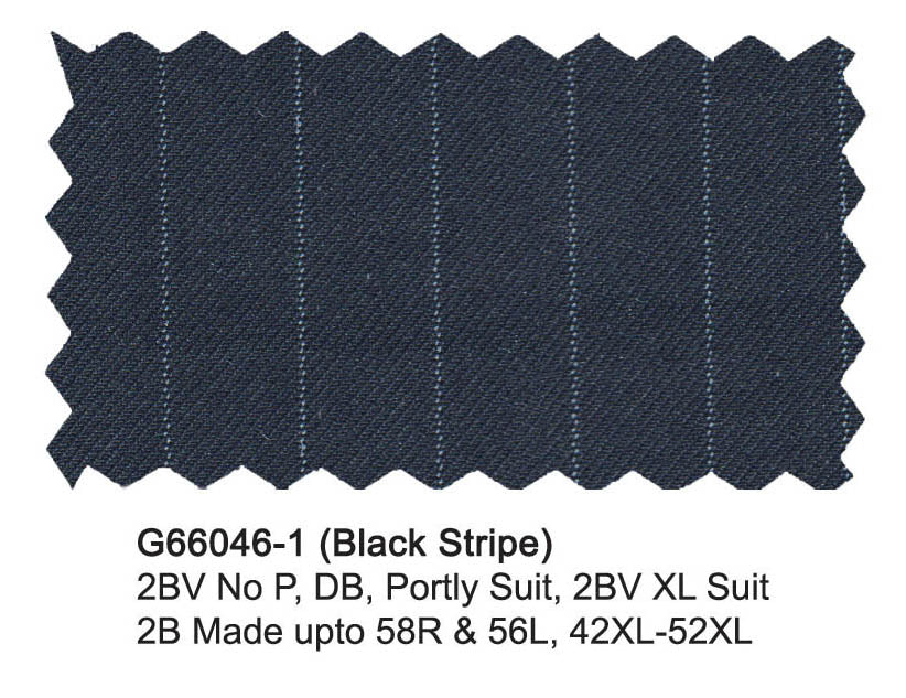 G66046-1-Giorgio Fiorelli Suit-Black Stripe
