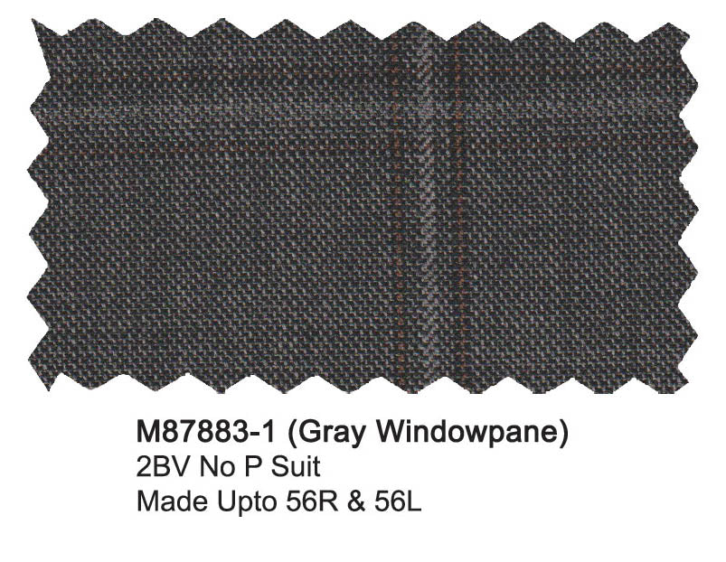 M87883-1-Mantoni Suit-Gray Windowpane