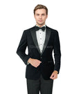 M42000-1-Mantoni Tuxedo Jacket-Black Velvet