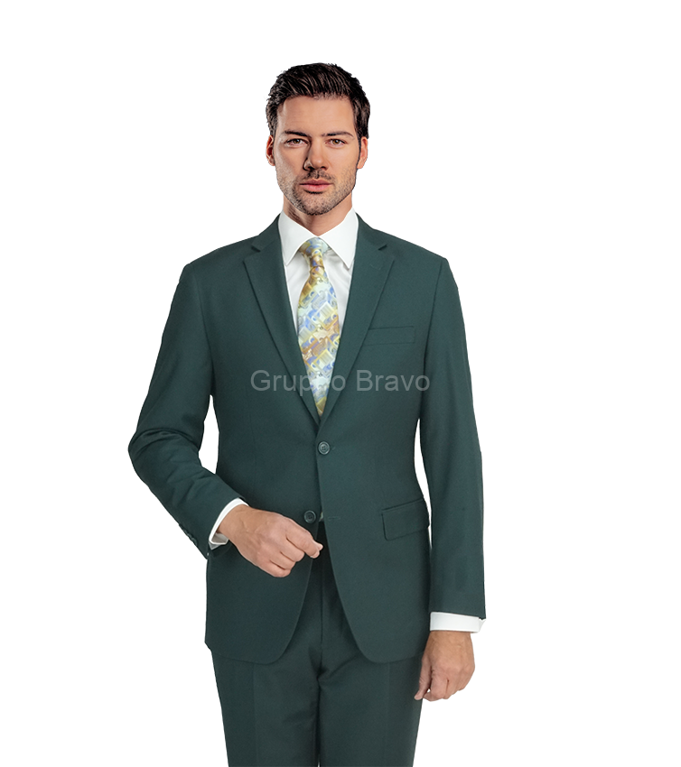 G47815-20-Giorgio Fiorelli Suit-Hunter Green