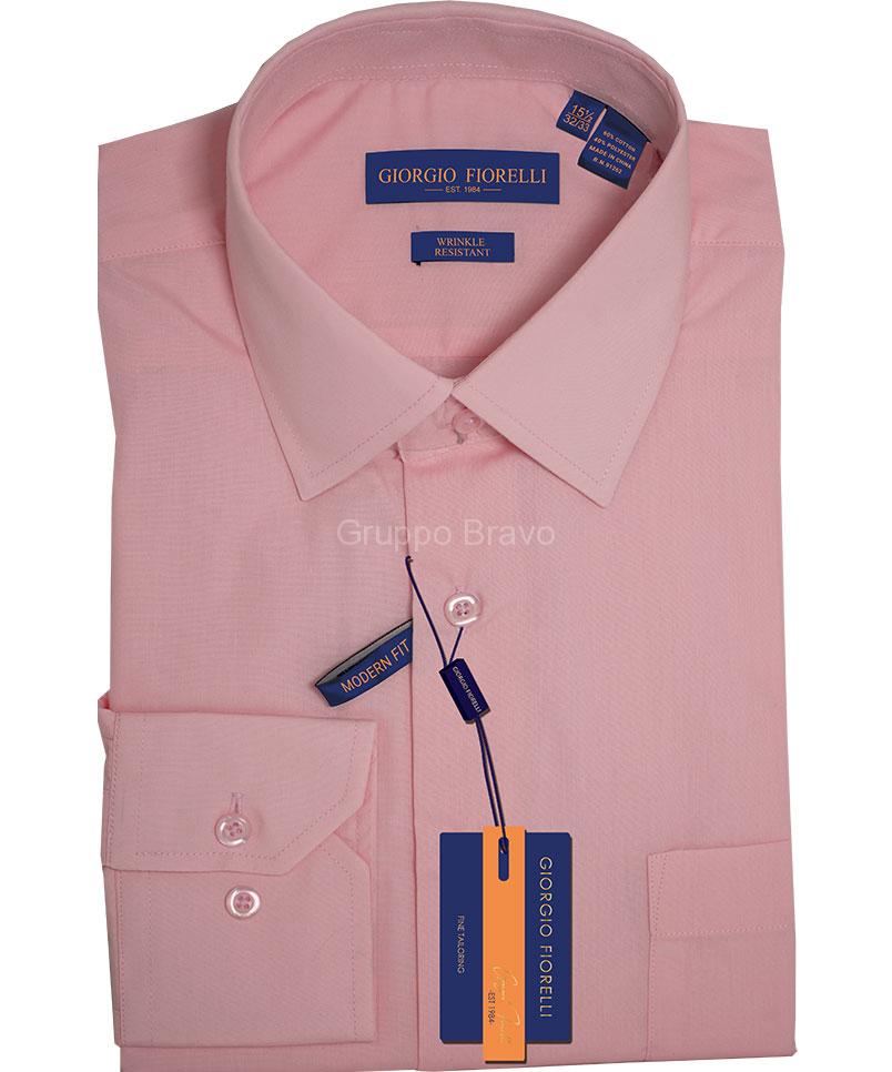G26000-10-Giorgio Fiorelli Dress Shirt-Pink