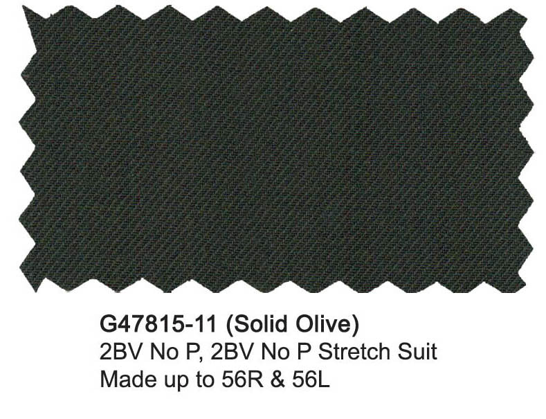 G47815-11-Giorgio Fiorelli Suit-Solid Olive