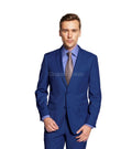 M87200-5-Mantoni Suit-Gray Blue Sharkskin