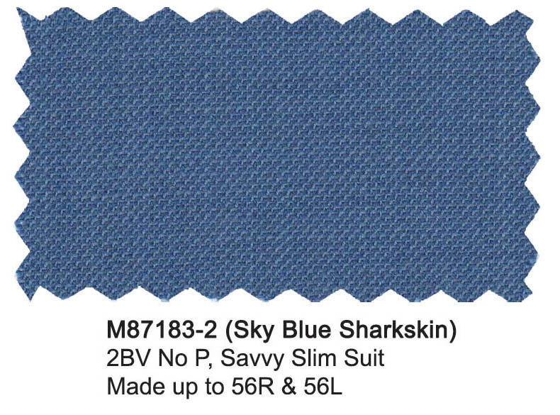 M87183-2-Mantoni Suit-Sky Blue Sharkskin